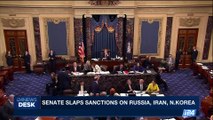 i24NEWS DESK | Senate slaps sanctions on Russia, Iran, N. Korea | Friday, July 28th 2017