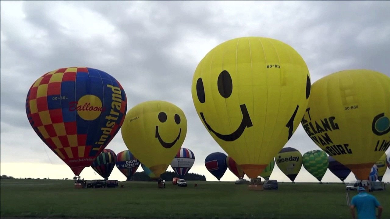Récord mundial de despegue de globos aerostáticos en línea