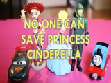 NO ONE CAN SAVE PRINCESS CINDERELLA LIGHTENING MCQUEEN JESSIE GREEN ARROW THOMAS & FRIENDS Toys BABY Video, CARS 3, DISN