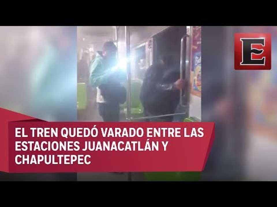 Falla en la Línea 1 del Metro provoca caos y pánico