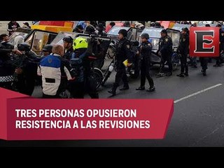Siete detenidos y 87 mototaxis decomisados en operativo en Tláhuac