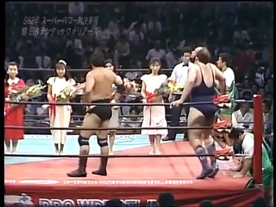 AJPW Road Warrior Animal & Road Warrior Hawk vs Jumbo Tsuruta & John Tenta