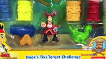 Disney Captain Hooks Tiki Target Challenge & Jake and the Neverland Pirates toys with cro