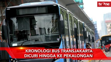 Kronologi Bus Transjakarta Dicuri Hingga ke Pekalongan