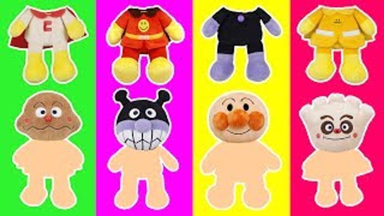 Colors for Kids to Learn Wrong Body Anpanman-アン...