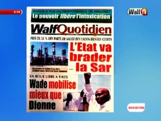 Revue de la presse du 28 juillet 2017 par Abdoulaye BOP