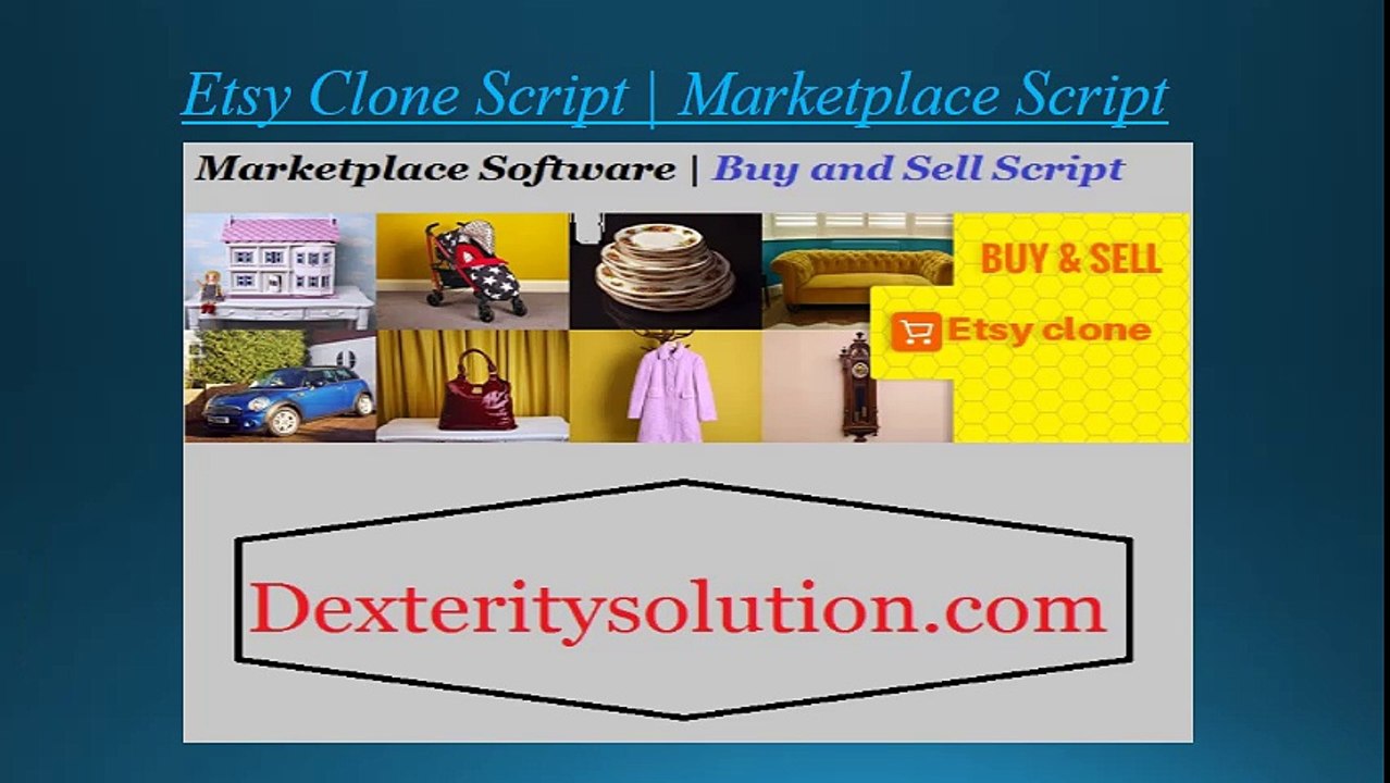 Marketplace Software | Buy and Sell Script - Etsy Clone Script | Marketplace Script