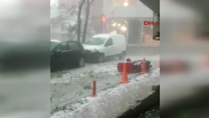 Ortaköy'de Sağanak Yağış ve Fırtına Etkili Oldu