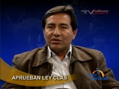 APRUEBAN LEY CLAS - LIMA