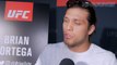 Brian Ortega feeling great, glad to be back on the road again fighting