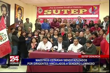 Denuncian que Movadef estaría infiltrado en huelga de profesores