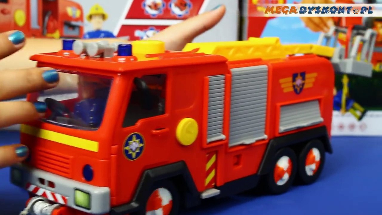Fireman Sam / Strażak Sam - Jupiter with Figure / Wóz Strażacki Jupiter - Simba - 10925106
