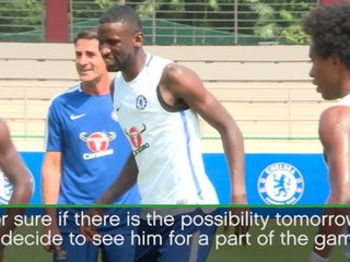 New boy Rudiger to face Inter - Conte
