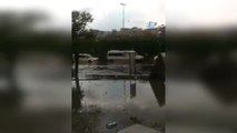 Yoğun Yağış Beyoğlu'ndaki Türbeyi Sular Altında Bıraktı