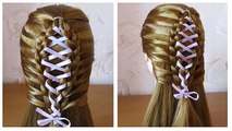 Easy Hairstyle Tutorial Ribbon Braid