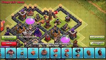 Clash Of Clans - Town Hall 9 (TH9) Best Farming Base 2 Air Sweepers + Dark Spell Fory N