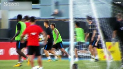 Barcelona antrenmanında yumruklar konuştu! Neymar antrenmanı yarıda bıraktı!