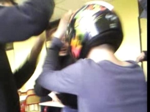 Jérem cascade en classe