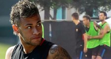Barcelona'nın Transferine İzin Vermediği Neymar, Antrenmanda Yeni Oyuncuyu Yumrukladı