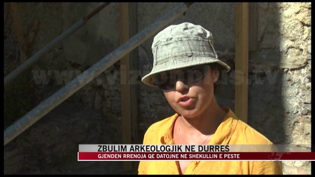 Zbulim arkeologjik në Durrës që daton në shekullin e V - News, Lajme - Vizion Plus