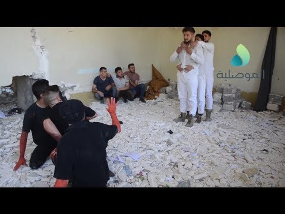 Iraqi Drama Students Perform Play in Damaged Building of Fine Arts in Mosul