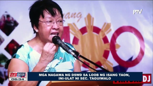 Mga nagawa ng DSWD sa loob ng isang taon, iniulat ni Sec. Taguiwalo