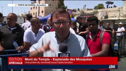 下载视频: Mont du Temple / Esplanade des Mosquées: le point sur la situation après la prière du vendredi