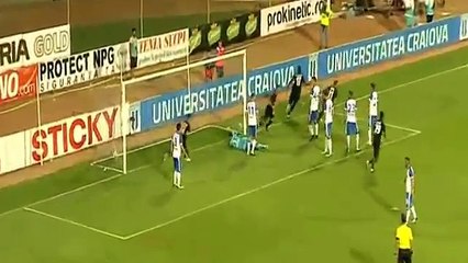Craiova vs AC Milan 0-1 Ricardo Rodríguez Goal Europa League Qualification 27-07-2017