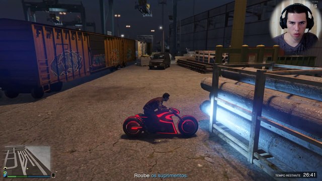 0356 - GTA V ONLINE - DINHEIRO FÁCIL - ROUBO DE SUPRIMENTOS - JACK VERSUS NPCS DO GTA 5 - PC GAMEPLAY