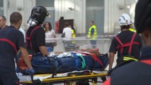 El accidente de tren de Barcelona deja 56 heridos