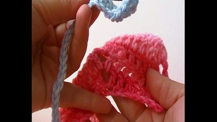 Zig-zag Muster häkeln