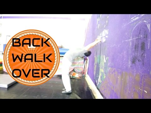 Back to circus training after 4 years, basic acrobatics back walk over March 2017