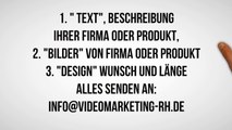 Erklärvideo erstellen von http://videomarketing-rh.de , für deine Firma und dein Produkte !