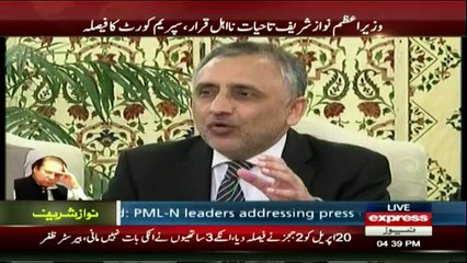 PML-N Leaders Media Talk - 28th July 2017