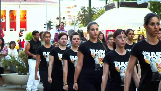 Michael Jackson Dance Tribute Thrill Athens They Don't Care About Us Korai Square 2010