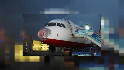 ترکیه؛ تگرگ باعث خسارت به هواپیما و فرود اضطراری شد