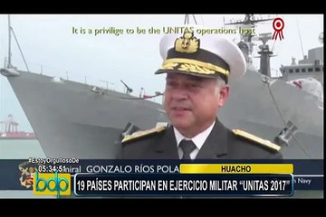 Huacho: 19 países participaron en ejercicio militar “Unitas 2017”