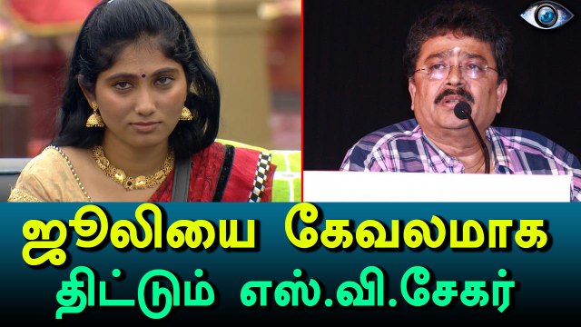 Bigg Boss Tamil, S.Ve. Shekher supporting Oviya-Filmibeat Tamil