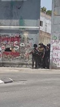 Palestinians Protest Against Israeli Forces in Bethlehem