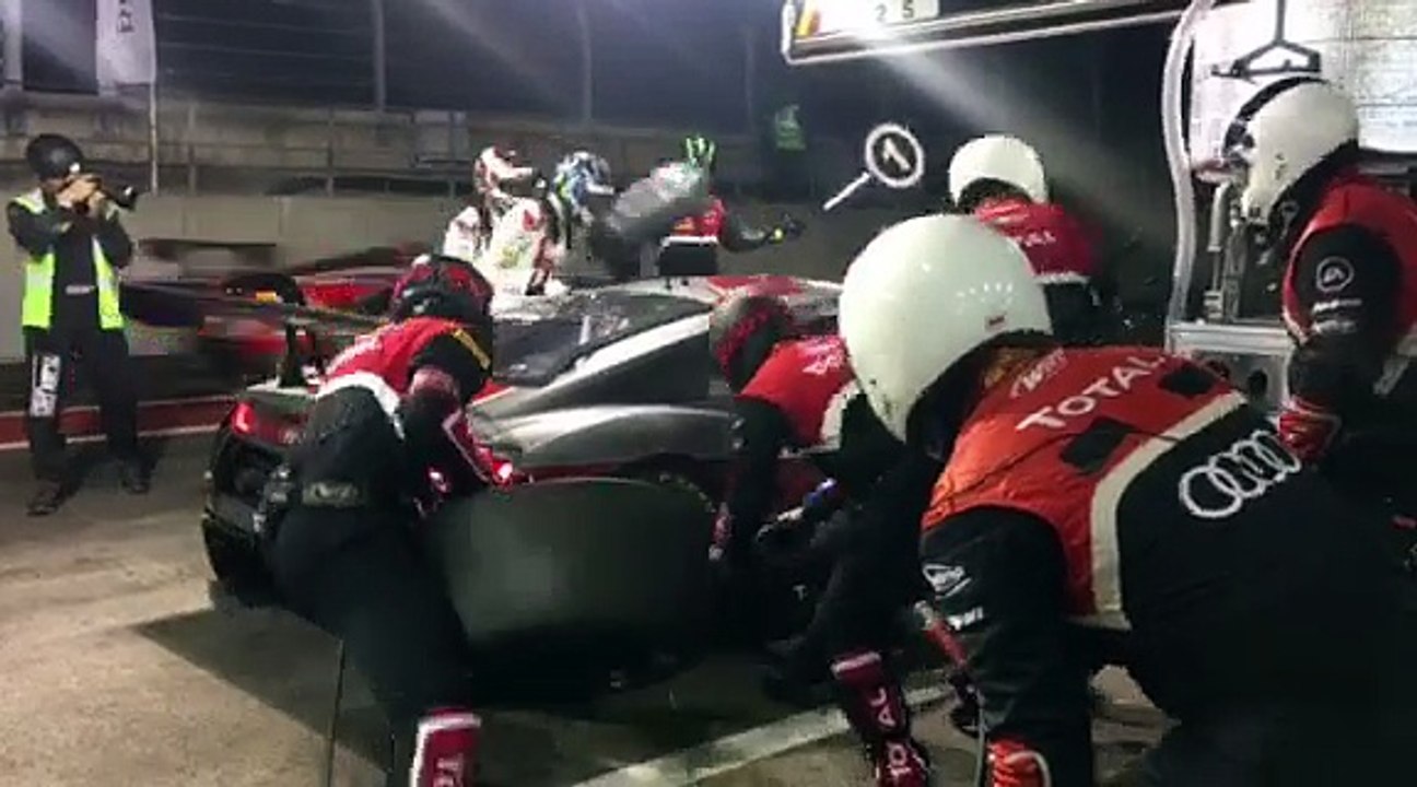 24H de Spa: Night pit stop chez Audi WRT