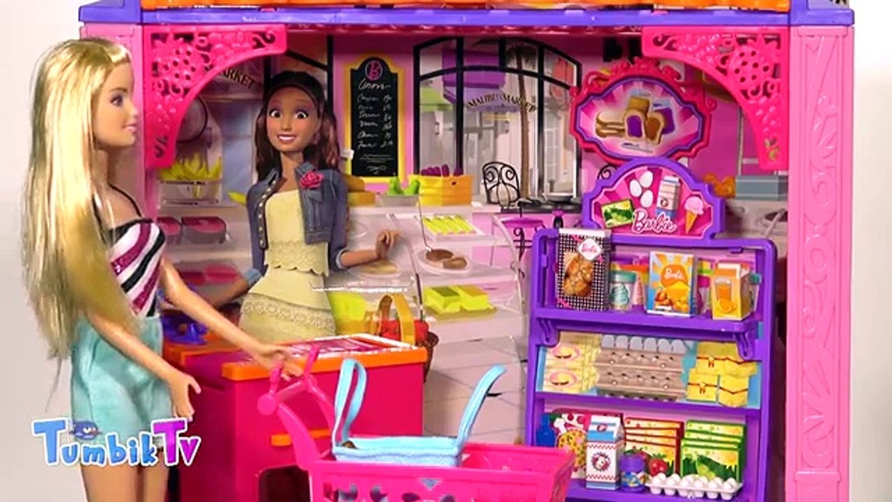 Alto monstruo (v) y Barbie borde de celos maquillaje de Barbie Draculaura haciendo tumbik TV