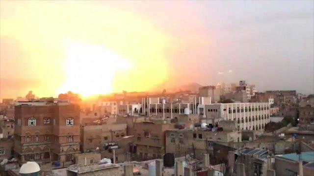 Explosions rock Yemen day after missile shot down over Saudi Arabia