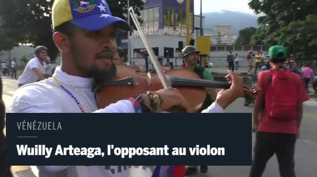 Vénézuela : Wuilly Arteaga, le violoniste de la contestation