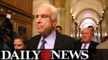 McCain's dramatic 'no' vote on Obamacare repeal bill draws tweets