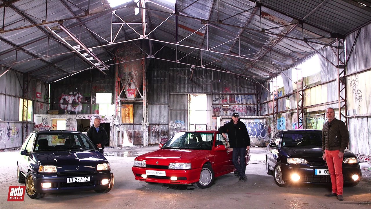Youngtimers Renault : Clio Williams, 21 Turbo et Safrane Biturbo