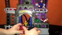 Imaginext Batbot Batman & Robin vs. Clayface & Bane at The Gotham City Jail