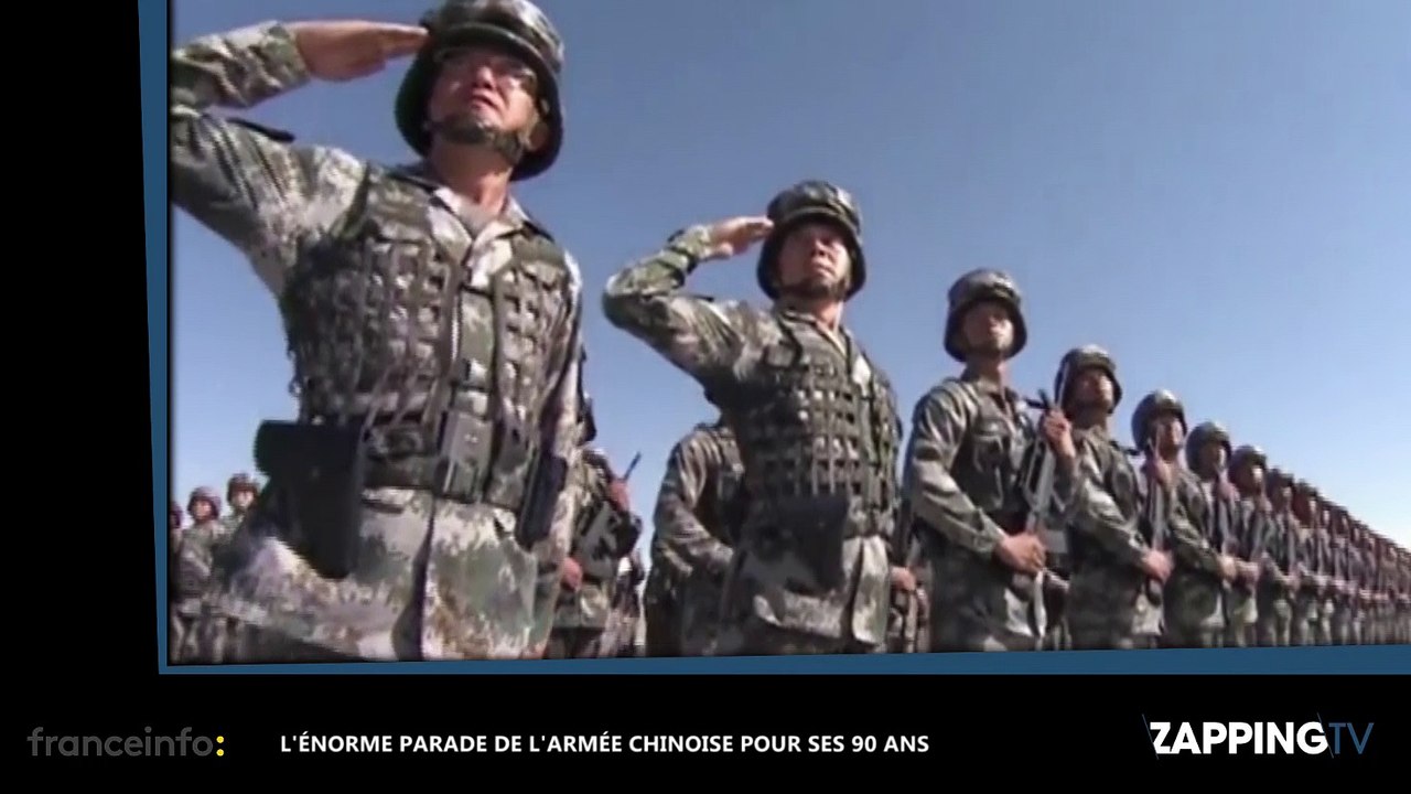 La parade géante de l'armée chinoise pour ses 90 ans (vidéo)