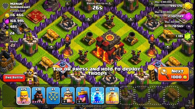 Clash of Clans - Defenseless Champion #14 Hogs vs. TH10s