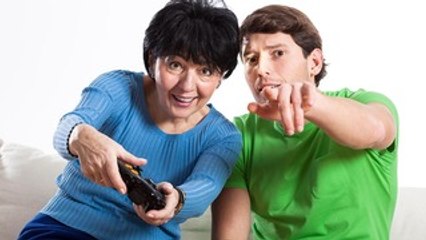 Avós que jogam videogame