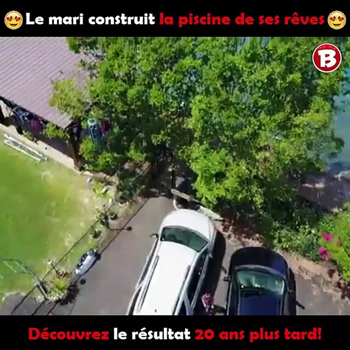 Le mari construit la piscine de ses rêves – Découvrez le résultat 20 ans plus tard !